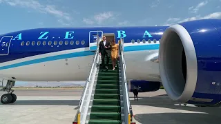 Prezident İlham Əliyev və birinci xanım Mehriban Əliyeva Naxçıvan Muxtar Respublikasına səfər edib