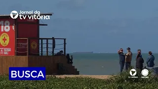 Second day of search for young man who disappeared in the sea of Vila Velha remains without answers