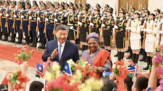 Welcoming ceremony in Beijing in honor of the Namibian President