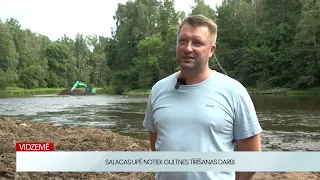 Vizuļi, airi un maluzvejnieku rīki - ko atrod, tīrot Salacas straujteces?