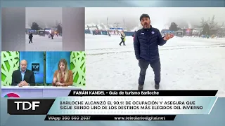 Bariloche reached 90.1% occupancy and remains one of the top winter destinations