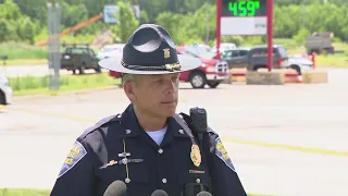 Second press conference: Indiana State Police trooper shot in Michigan City