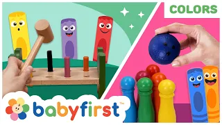 Toddler Learning Video | Color Crew Magic Full Episode | Learn Colors with Funny Crayons | BabyFirst