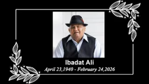 Death Announcement - Ibadat Ali