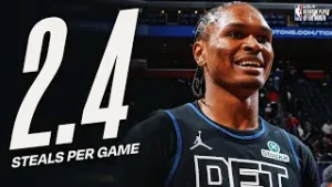 Ausar Thompson Named @kia Eastern Conference Defensive Player of the Month  for January