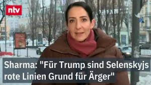 Sharma: "Für Trump sind Selenskyjs rote Linien Grund für Ärger" | ntv