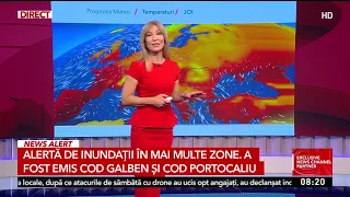 Violent storms and temperatures dropping by 15 degrees in most of the country