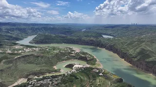 سور الصين العظيم والنهر الأصفر يحتضنان بعضهما البعض، ويكتبان فصلاً جديداً من التنمية المتكاملة
