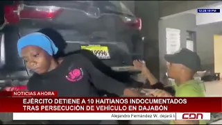 Army detains 10 undocumented Haitians in Dajabón