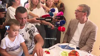 Predsednik Vučić posetio Toplički okrug
