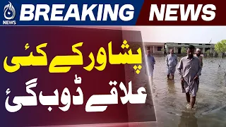Heavy Rain Triggers Flooding in Peshawar, Homes Inundated - Aaj News