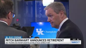 Longtime UK Athletic Director Mitch Barnhart to retire