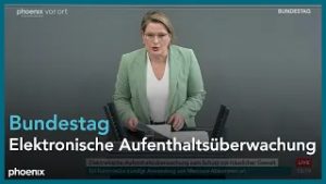 Bundestagsdebatte zur elektronischen Aufenthaltsüberwachung am 27.02.26