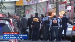 Man shot and wounded by ICE officer in New York City