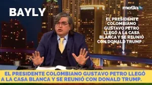 El presidente colombiano Gustavo Petro llegó a La Casa Blanca y se reunió con Donald Trump.