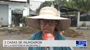 LA REGIÓN- 3 CASAS SE INUNDARON EN LA ASISTENCIA MUNICIPAL 2 TRAS FUERTES LLUVIAS