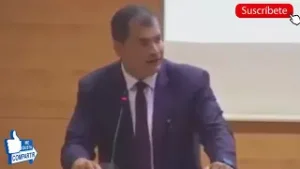 RAFAEL CORREA RECIBIDO A LO GRANDE EN ESPAÑA!