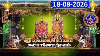 Sri Padmavathi Ammavari || Kalyanotsavam || Tiruchanoor || 18-08-2026 || SVBC2 Tamil || SVBC TTD