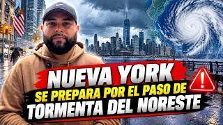 NEW YORK PREPARES FOR NORTHEAST STORM