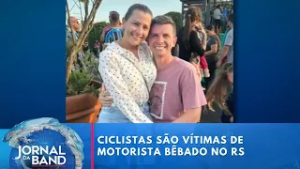Motorista bêbado mata ciclistas no RS | Jornal da Band