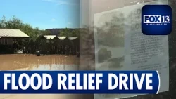 Navajo Strong Collecting Flood Relief Donations for San Juan County