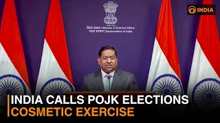 India calls PoJK elections cosmetic exercise