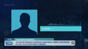 #BalançoGeral: Ex-marido diz que ele não sabia do casamento da mãe dos seus filhos