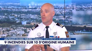 Frédéric Harrault: "9 out of 10 fires are human-caused, with malicious intent being the leading c...