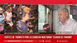 Cortes de tránsito por la carrera nocturna "Ciudad de Paraná" - Elonce