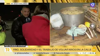Westside neighbors distributed hot food and warm clothing to people experiencing homelessness