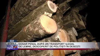 CRIMINAL INVESTIGATION AFTER ILLEGAL TIMBER SHIPMENT DISCOVERED BY POLICE IN DESEȘTI