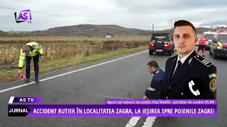 Car accident in Zagra, at the exit towards Poienile Zagrei