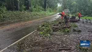 Severe weather causes heavy rain, flooding, rough water conditions
