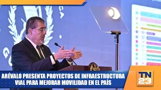 Arévalo presents road infrastructure projects to improve mobility in the country