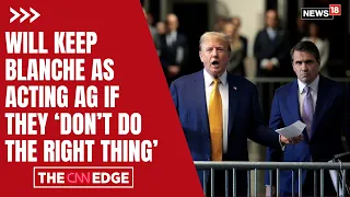 Trump Attacks GOP Senators Cornyn And Tillis Over Todd Blanche AG Nomination Rejection | N18G