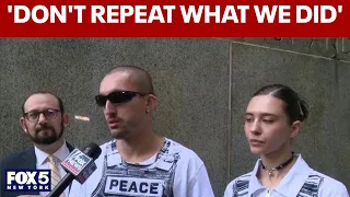 Empire State Building climbers speak out after NYC court appearance