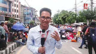 सरकारविरुद्ध माइतीघरमा निरन्तर विरोध प्रदर्शन