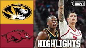 Missouri Tigers vs. Arkansas Razorbacks | Full Game Highlights | ESPN College Basketball