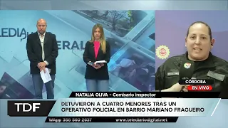 Four Minors Arrested Following Police Operation in Mariano Fragueiro Neighborhood