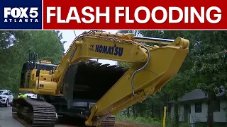 Hall County floodwaters submerge mobile homes | FOX 5 News
