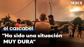 A parish priest gets emotional about his work after the wildfire: "We tend to the soul so we don'...