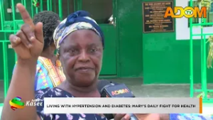 Living with Hypertension and Diabetes: Mary's daily fight for health - Evening News on Adom TV