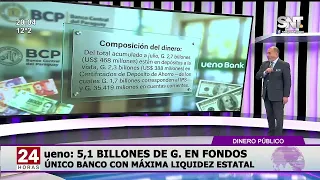 Ueno concentra más de G. 5 billones en fondos públicos