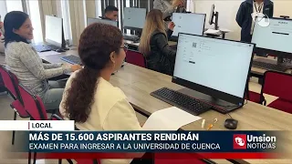 Over 15,600 applicants to take admission exam for the University of Cuenca