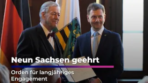 Neun Sachsen mit Verdienstorden geehrt I Sachsen Fernsehen