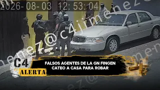 Thieves stage fake police raid in Naucalpan; they disguised themselves as security agents