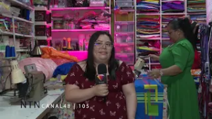 Doña Irlanda Chavarría. Una mujer que transformó su talento con la aguja en una oportunidad.