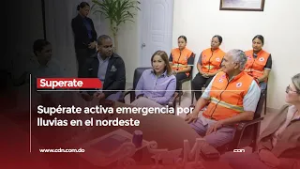 Supérate activo comité de emergencia en María Trinidad Sánchez y Samaná tras recientes lluvias