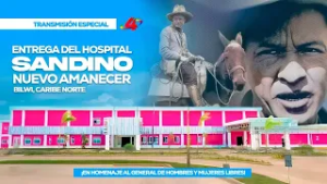 Copresidentes de Nicaragua entregan el Hospital Sandino Nuevo Amanecer en Bilwi, Caribe Norte ??