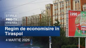 Știrile PRO TV (ORA 20:00) | REGIM DE ECONOMISIRE ÎN TIRASPOL | Moldova